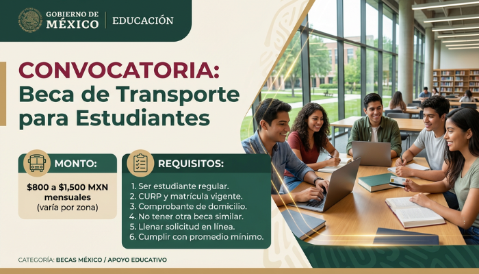 Beca de Transporte para Estudiantes