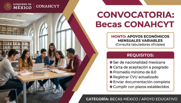 Becas CONAHCYT