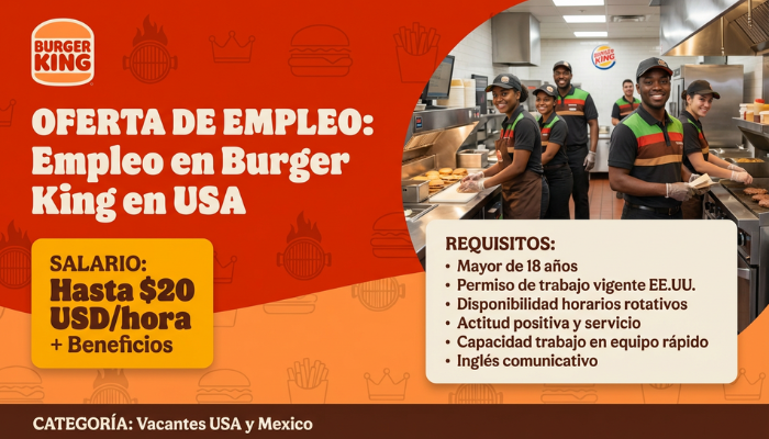 Empleo en Burger King USA