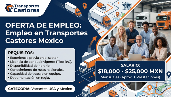 Empleo en Transportes Castores