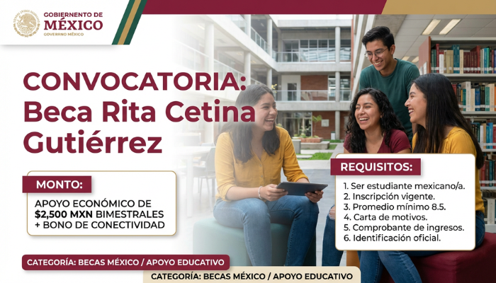 Beca Rita Cetina Gutiérrez